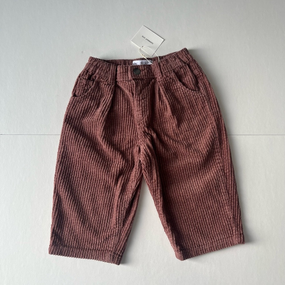 Zara Corduroy Balloon Toddler Pants